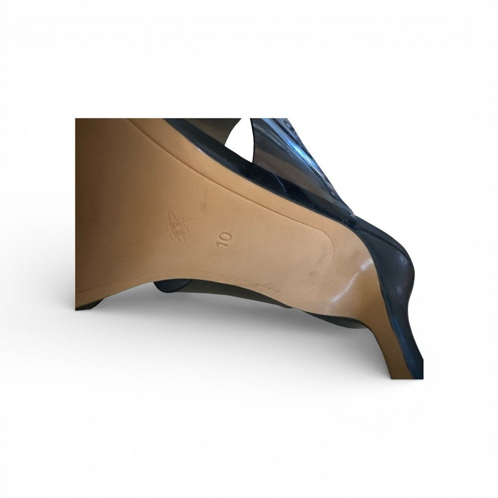 Bcbgeneration Black Clear Strap Pointed Toe Stile… - image 8